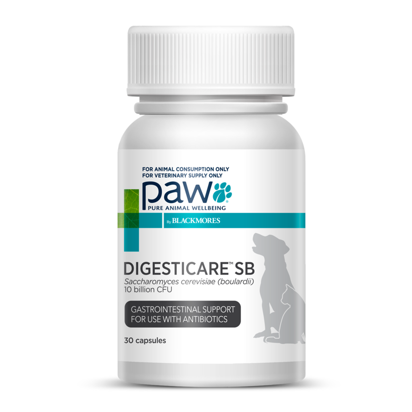 OTC PAW Canine; DigestiCare SB Capsules; 狗用腸道護理益生菌膠囊