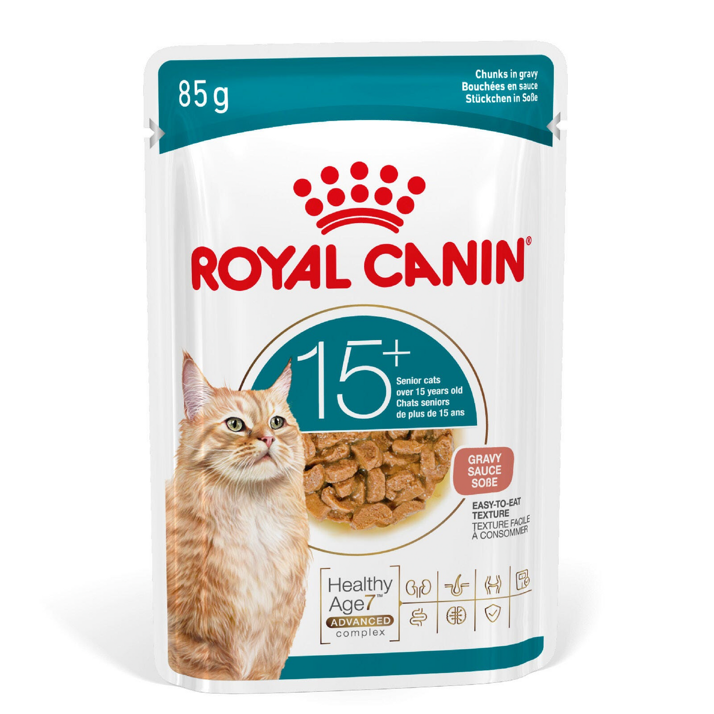 FOTC Royal Canin Feline Ageing 15+ Pouch; 老齡貓15+營養配方袋裝濕糧 12包