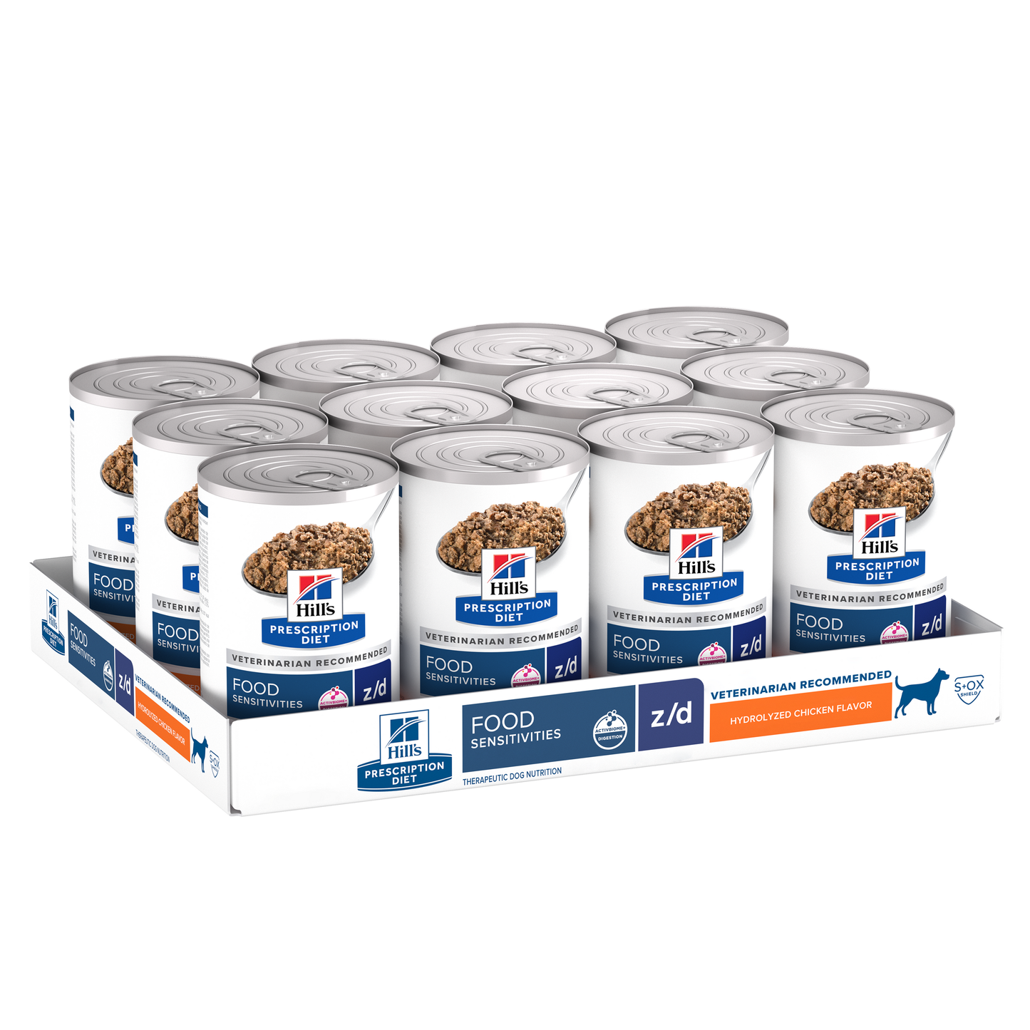 Hill's Canine; Z/D Ultra - Skin/Food Sensitivities Canned; 希爾思™處方食品 犬用皮膚 / 食物敏感低過敏原處方罐頭 12罐