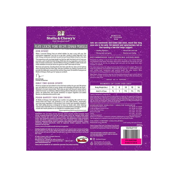 Stella & Chewy's Feline; Freeze-Dried Pork Dinner Morsels;