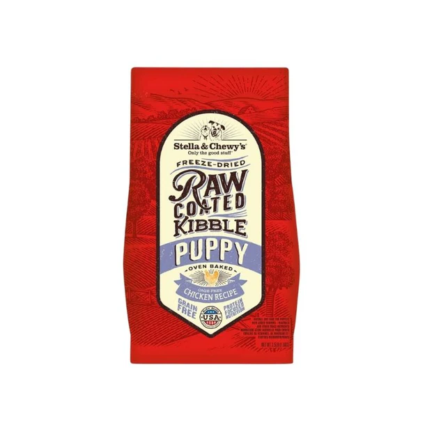 Stella & Chewy's Canine; Puppies Cage-Free Chicken Raw Coated Baked Kibble; 凍乾生肉外層低溫烘焙狗糧 幼犬配方