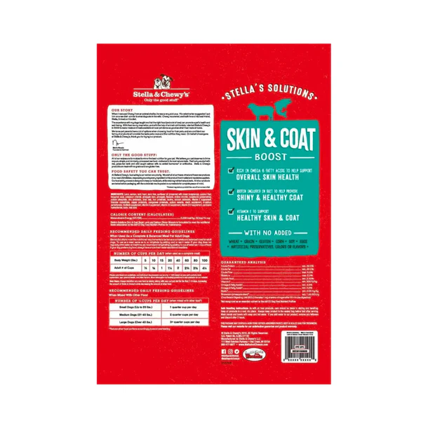 Stella & Chewy's Canine; Skin & Coat Boost Grass-Fed Lamb & Salmon Dinner Morsels; 有助皮毛健康凍乾狗糧 草飼羊及三文魚配方