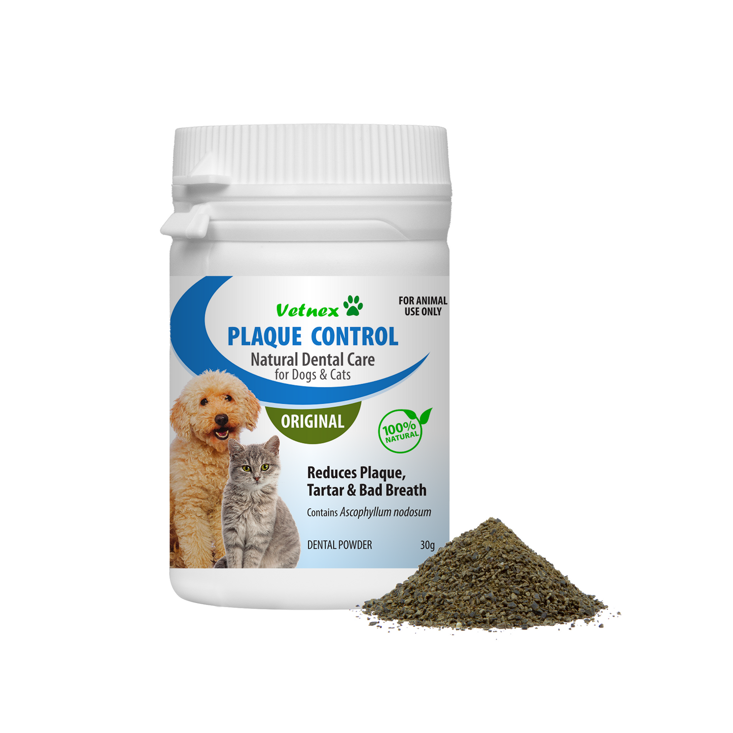 OTC Vetnex Canine & Feline; Plaque Control Dental Powder (Original); Plaque Control Powder for Cats and Dogs (Original)