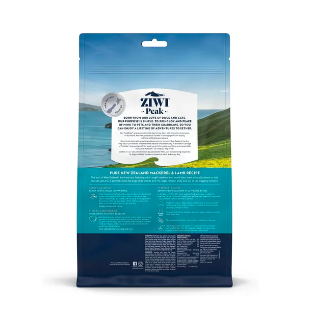 Ziwi Peak Canine; Air-Dried Mackerel & Lamb; Air-Dried Mackerel & Lamb