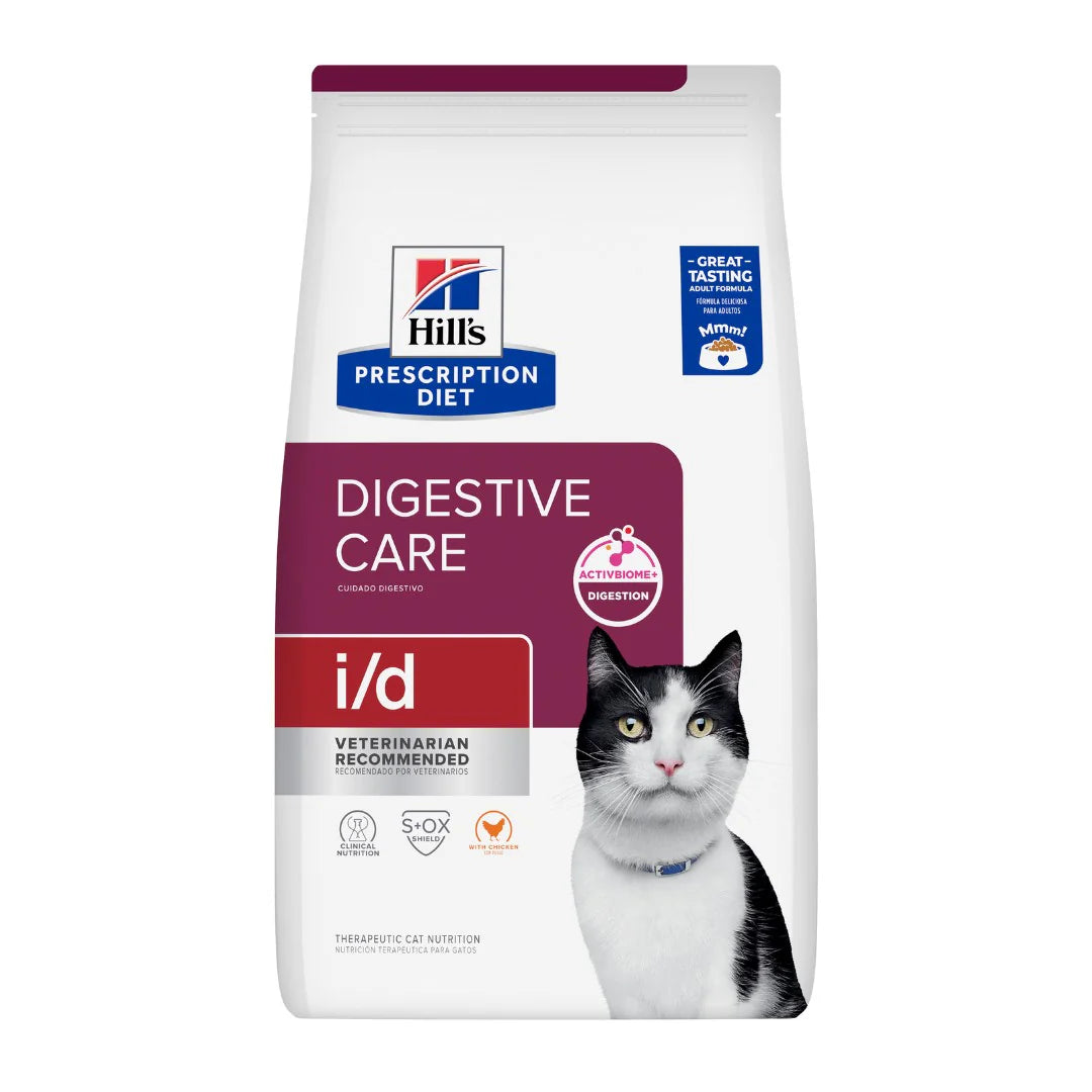 Hill's Feline; I/D Digestive Care; 希爾思™處方食品貓用消化系統護理