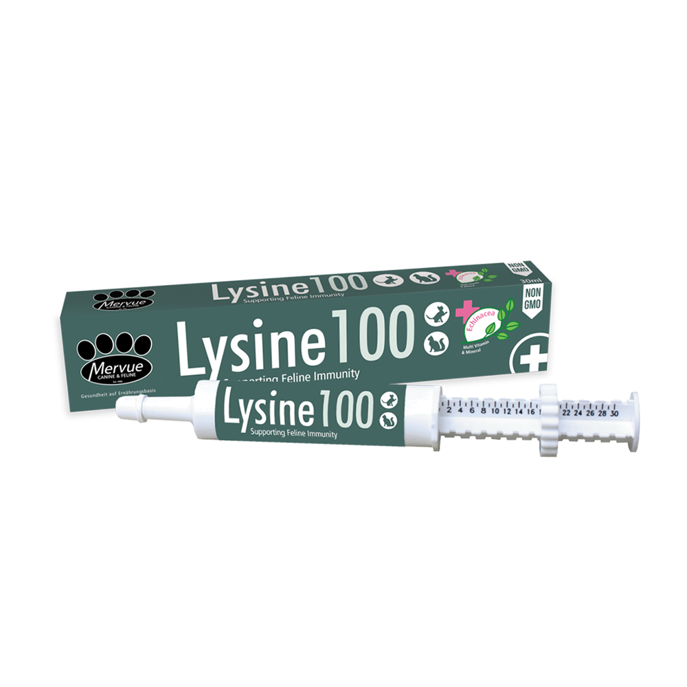 OTC Mervue Feline; Lysine 250; 貓用離胺酸免疫力補充劑