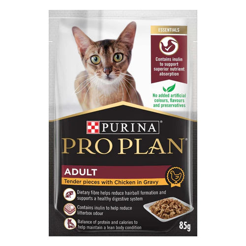 Purina Pro Plan Feline; Adult Gravy Chicken Pouch; 成貓配方濕糧 (醬汁雞肉)