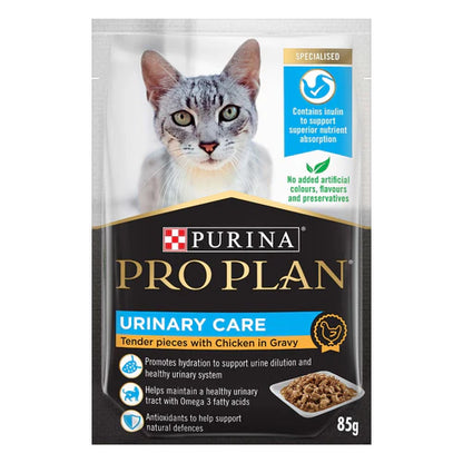 Purina Pro Plan Feline; Adult Urinary Tract Health Chicken Gravy Pouch; 成貓泌尿健康配方濕糧 (醬汁雞肉)