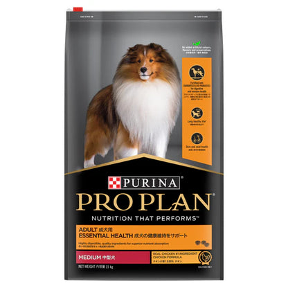 Purina Pro Plan Canine; Medium Adult Chicken Formula; 中型成犬配方 (雞肉)