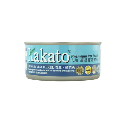 Kakato Fresh canned tuna and mackerel for dogs and cats (825)