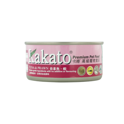 Kakato 貓狗鮮食罐 吞拿魚、蝦 48罐