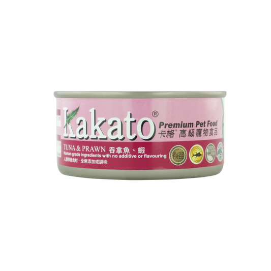 Kakato Cats and Dogs Fresh Food Canned Tuna and Shrimp 48 cans