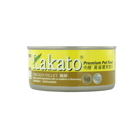 Kakato 貓狗鮮食罐 雞柳 48罐