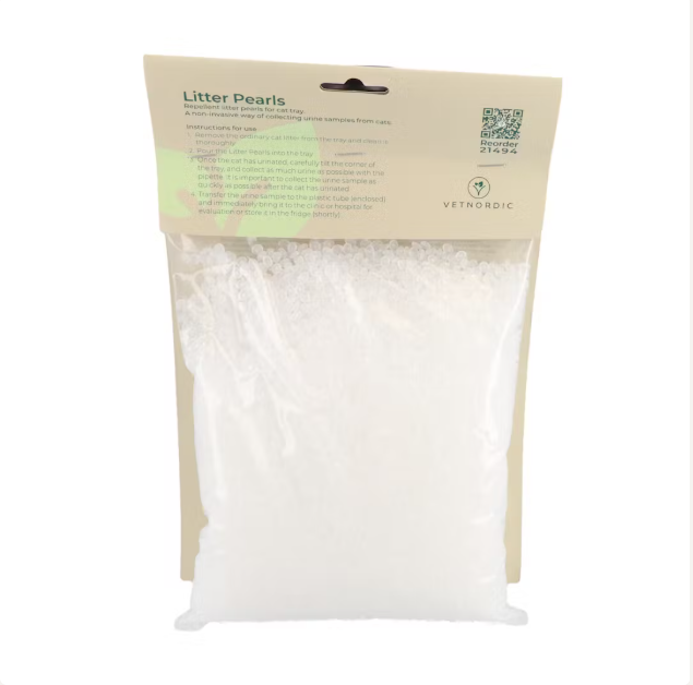 OTC Vetnordic Feline; Litter Pearls with Pipette and Test tube; 貓用尿液檢測水晶砂