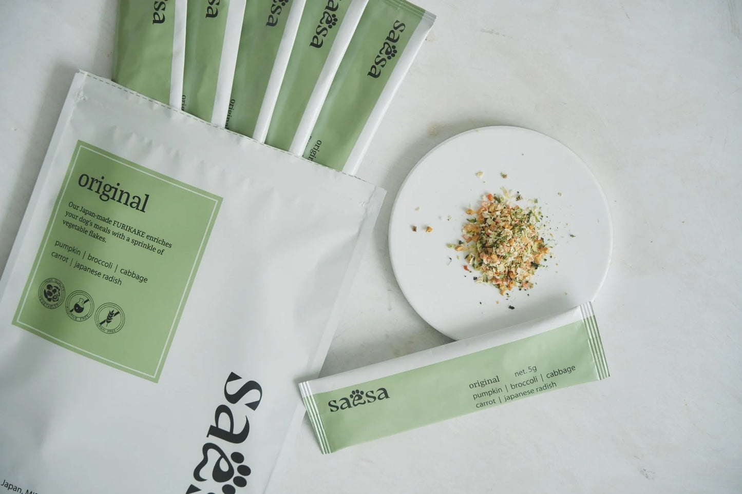 Saesa Canine Japan-Made Vegetable FURIKAKE Original 犬用日本無添加蔬菜拌料 · 經典