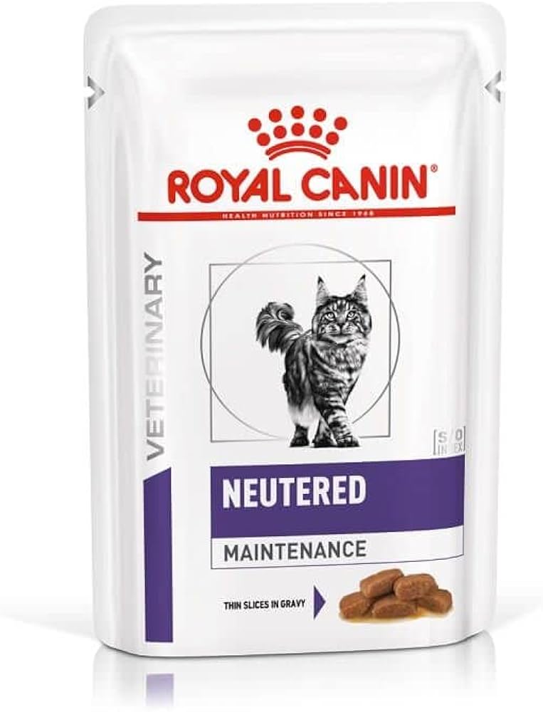 FOTC Royal Canin Feline; Neutered Maintenance Pouch; Neutered Cat Weight Maintenance Bag Wet Food