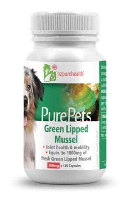 OTC Pure Pets Green Lipped Mussel Cap 貓犬用關節青口素