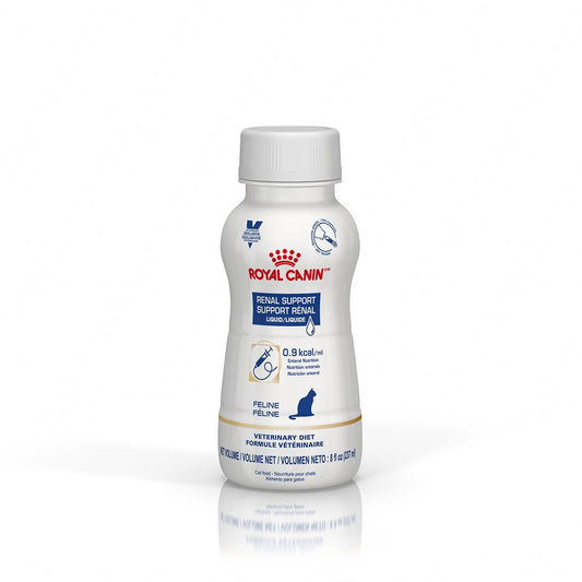 Royal Canin Feline; Renal Liquid; 3 bottles of adult cat kidney prescription nutrient solution