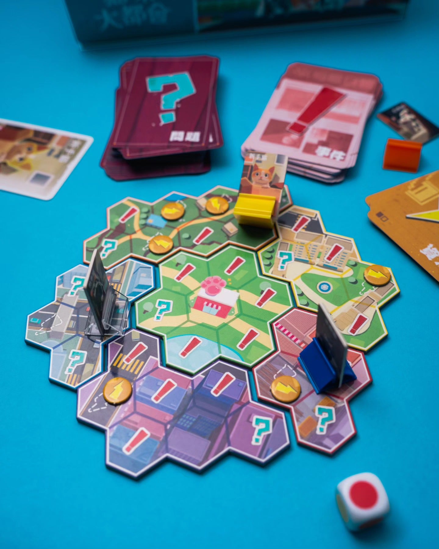 手牽爪原創桌遊《貓咪大都會》