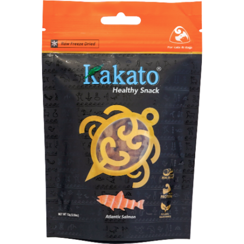 Kakato Feline & Canine; Freeze-Dried Pure Meat Snack Series Atlantic Salmon; 貓狗凍乾純肉小食 大西洋三文魚 (954)