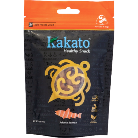 Kakato Feline & Canine; Freeze-Dried Pure Meat Snack Series Atlantic Salmon; 貓狗凍乾純肉小食 大西洋三文魚 (954)