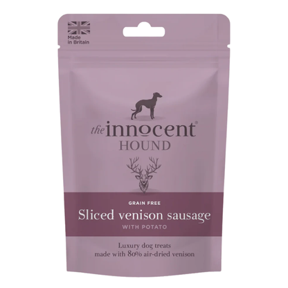 The Innocent Hound Canine; Sliced Venison Sausage with Potato Air-Dried Treats; 狗用鹿肉薯仔香腸風乾小食