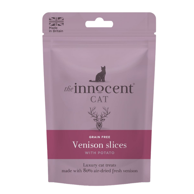 The Innocent Hound Feline; Venison with Potato Air-Dried Treats;