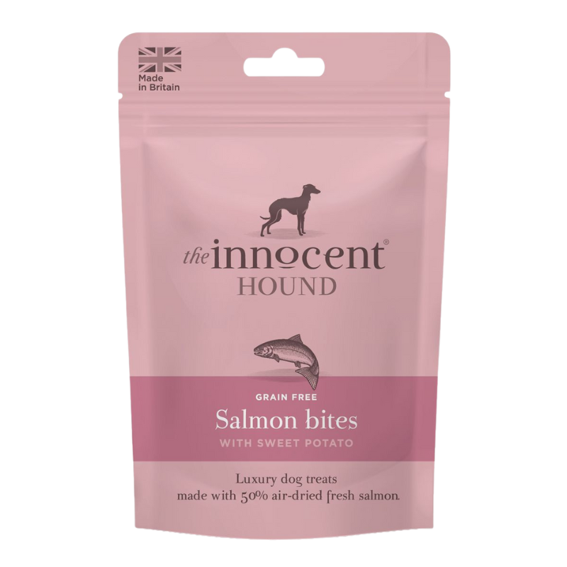 The Innocent Hound Canine; Salmon Bites with Sweet Potato Air-Dried Treats;