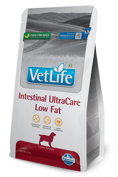 Vet Life Canine; Intestinal UltraCare Low Fat; 犬用腸道加護低脂配方