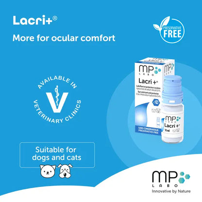 OTC MP LABO Canine & Feline Lacri+® 10ml 玻尿酸眼用潤護液 10ml (貓犬適用)