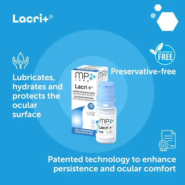OTC MP LABO Canine & Feline Lacri+® 10ml 玻尿酸眼用潤護液 10ml (貓犬適用)