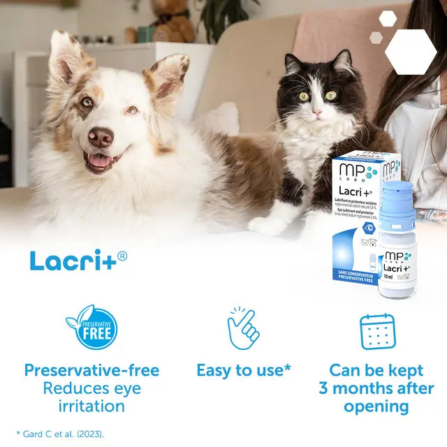 OTC MP LABO Canine & Feline Lacri+® 10ml 玻尿酸眼用潤護液 10ml (貓犬適用)