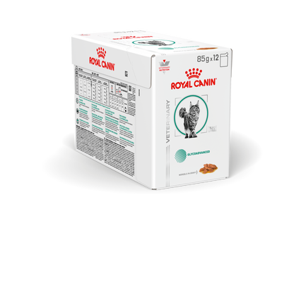 Royal Canin Feline; Glycoadvanced Gravy Pouch; 成貓糖尿病控糖處方袋裝濕糧(肉汁) 12包