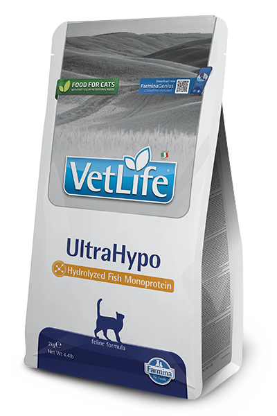 Vet Life Feline; Ultrahypo; 貓用極低敏(水解蛋白)配方