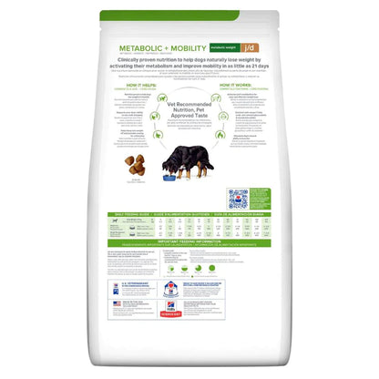 Hill's Canine; Metabolic + Mobility (Weight + Joint Care); 希爾思™處方食品 犬用體重管理及關節活動配方