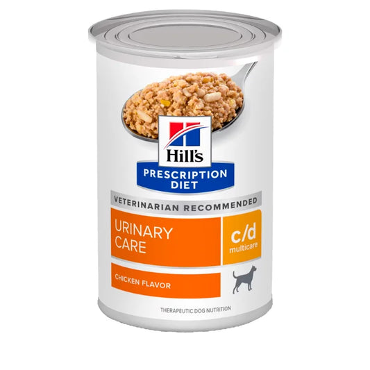 Hill's Canine; C/D Urinary Care Canned; 希爾思™處方食品 犬用泌尿道護理處方罐頭 12罐