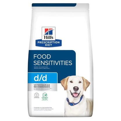 Hill's Canine; D/D Skin/Food Sensitivities (Duck & Potato); 希爾思™處方食品 犬用食物 / 皮膚敏感護理配方（薯仔及鴨肉）