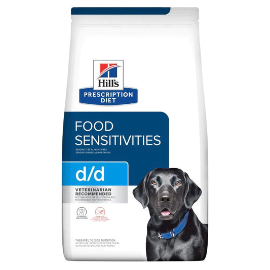 Hill's Canine; D/D Skin/Food Sensitivities (Salmon & Potato); 希爾思™處方食品 犬用食物 / 皮膚敏感護理配方（薯仔及三文魚）