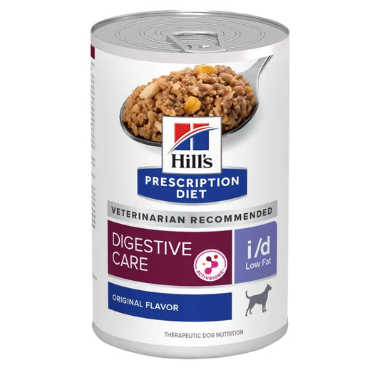 Hill's Canine; I/D Digestive Care (Low Fat) Canned; 希爾思™處方食品 犬用低脂消化系統護理處方罐頭 12罐