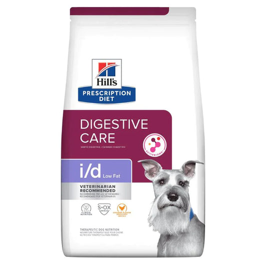 Hill's Canine; I/D Digestive Care (Low Fat); 希爾思™處方食品 犬用低脂消化系統護理配方