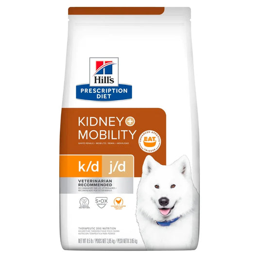 Hill's Canine; K/D + Mobility (Kideney + Joint Care); 希爾思™處方食品 犬用腎臟護理及關節護理配方