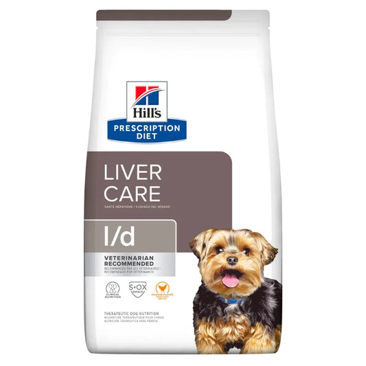 Hill's Canine; L/D Liver Care; 希爾思™處方食品 犬用肝臟護理配方