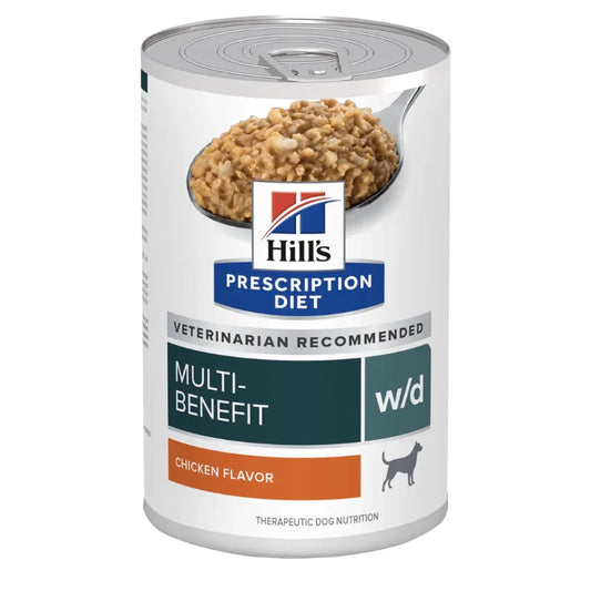 Hill's Canine; W/D Multi-Benefit Canned; 希爾思™處方食品 犬用多重管理處方（消化 / 體重 / 血糖）罐頭 12罐