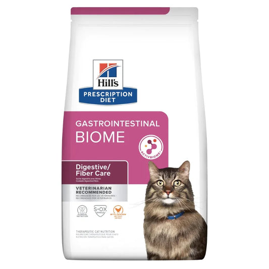 Hill's Feline; Gastrointestinal Biome (Digestive/ Fiber Care); Hill's Feline GI Biome Prescription Food for Cats (Digestive/ Fiber Care)