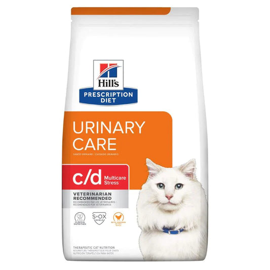 Hill's Feline; C/D Urinary Care (Stress); 希爾思™處方食品 貓用泌尿道减壓配方