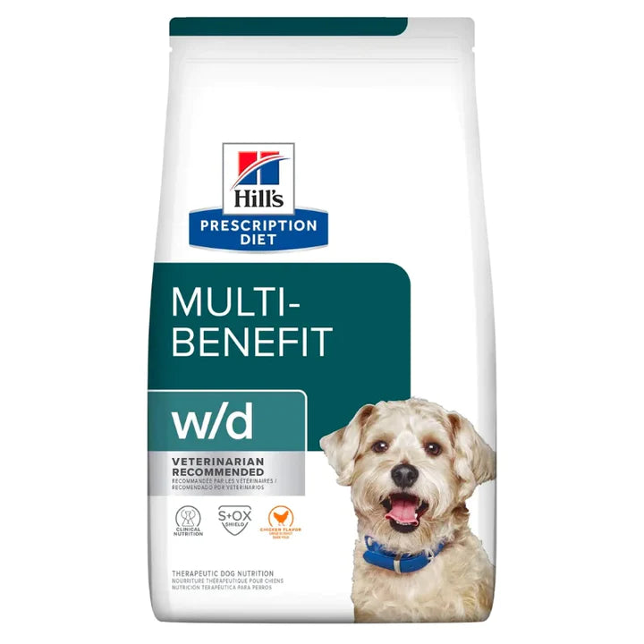 Hill's Canine; W/D Multi-Benefit; 希爾思™處方食品 犬用多重管理配方（消化 / 體重 / 血糖）