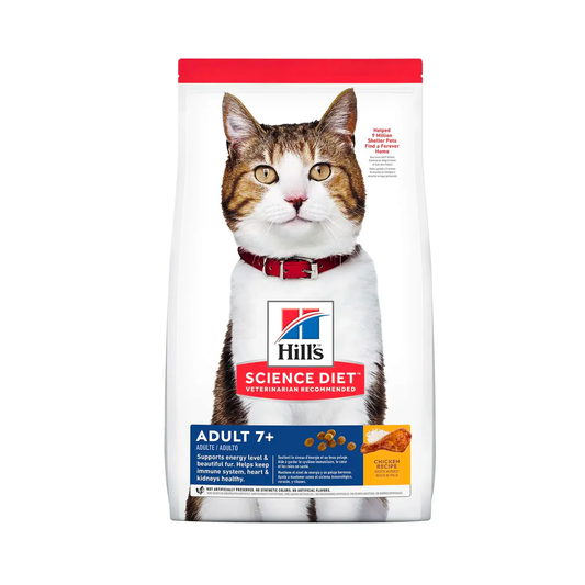 Hill's Science Diet; Feline Adult 7+; 希爾思™ 日常系列 高齡貓7+配方