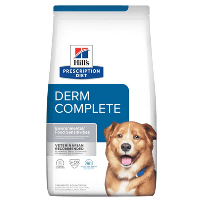 Hill's Canine; Derm Complete Original Bite; 希爾思™處方食品 犬用 Derm Complete 原顆粒配方