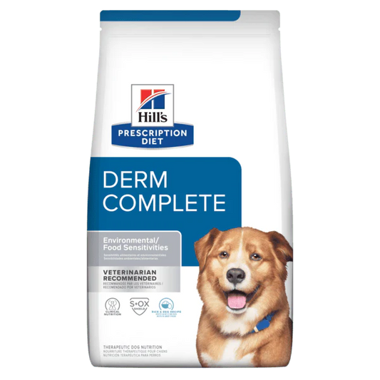 Hill's Canine; Derm Complete Original Bite; 希爾思™處方食品 犬用 Derm Complete 原顆粒配方