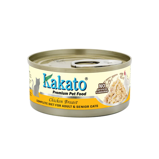 Kakato 成貓及高齡貓鮮食罐 雞胸肉 (772)